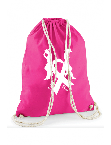 Sac en coton rose - Octobre rose country