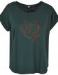 Coeur Country - T-shirt femme SLUB TEE vert