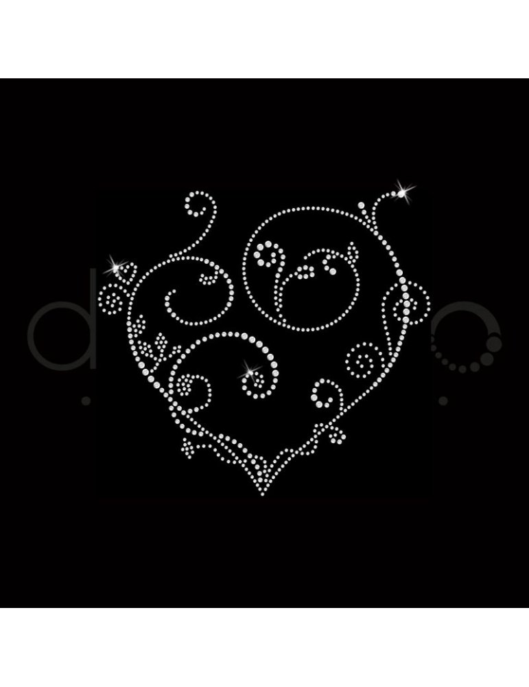 Sticker Occultant Arabesque Coeur